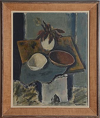 YELLOW TOPPED TABLE