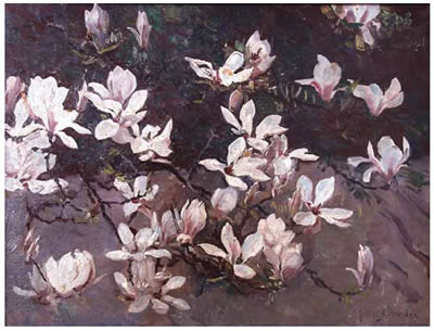 Magnolias by Frans David Oerder - Auction record, sale price, and art valuation. Compare with similar artists and explore comparable artworks.