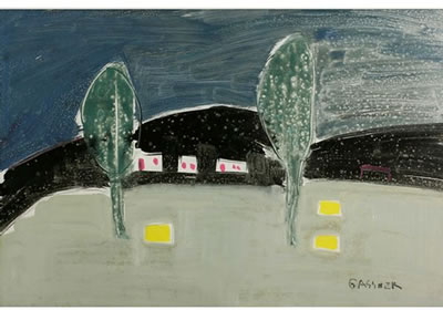 Landscape with Trees