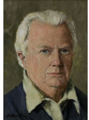 Portrait of Robert Broadley: Self-portrait