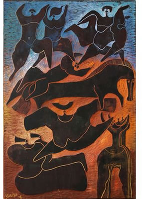 Horse and Dancers
