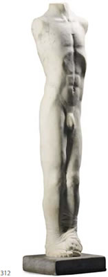 Sample artwork by Caroline Van Der Merwe (1932 - 2012), known for figurative sculpture-torsos, and drawings - View similar artists and auction records