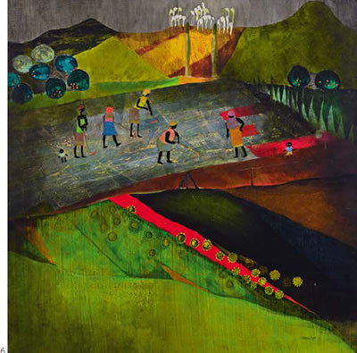 Women Hoeing by Catherine Paynter - Auction record, sale price, and art valuation. Compare with similar artists and explore comparable artworks.