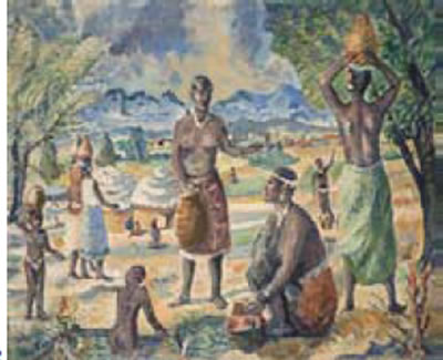 Kraal by Reginald Turvey - Auction record, sale price, and art valuation. Compare with similar artists and explore comparable artworks.