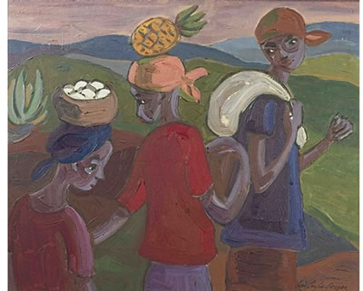 Of to Market by Iris Ampenberger - Auction record, sale price, and art valuation. Compare with similar artists and explore comparable artworks.