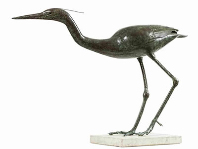 Heron by Robin Kenneth Lewis - Auction record, sale price, and art valuation. Compare with similar artists and explore comparable artworks.