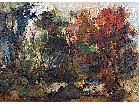 Landscape with Trees