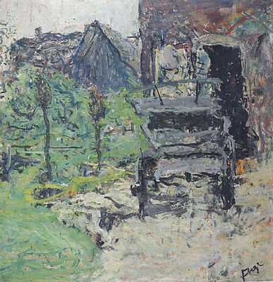 A Carriage in front of a Country House by Ernst Flege - Auction record, sale price, and art valuation. Compare with similar artists and explore comparable artworks.