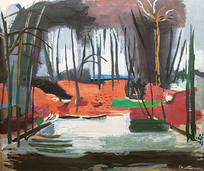 A Landscape with Trees