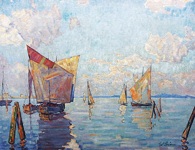 Sample artwork by Emil Stratmann (1890 - 1974), known for expressionism, woodcuts, lithographs - View similar artists and auction records