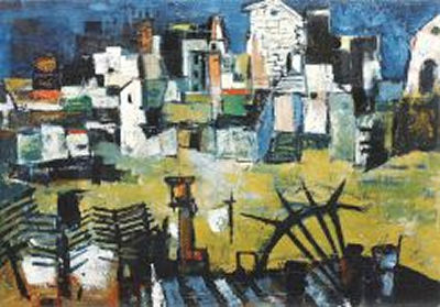 Sample artwork by Reinhard Drenkhahn (1926 - 1959), known for painting - View similar artists and auction records