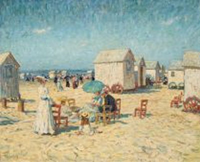At the beach