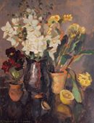 Blumen und Zitrone by Ilse Tesdorpf-Edens - Auction record, sale price, and art valuation. Compare with similar artists and explore comparable artworks.