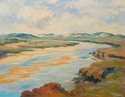 Sample artwork by Rudolf Stelling (1907 - 1989), known for painting - View similar artists and auction records