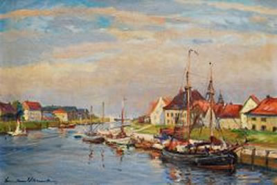 A small sailing port by Hermann Wehrmann - Auction record, sale price, and art valuation. Compare with similar artists and explore comparable artworks.
