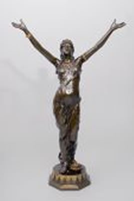 A bronze figure 'Salambô' by Jean Garnier - Auction record, sale price, and art valuation. Compare with similar artists and explore comparable artworks.