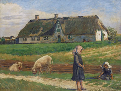 Friesenhof in Tinnum on the island Sylt by Friedrich Schaper - Auction record, sale price, and art valuation. Compare with similar artists and explore comparable artworks.