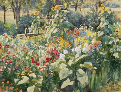 Summergarden by Walter Tanck - Auction record, sale price, and art valuation. Compare with similar artists and explore comparable artworks.
