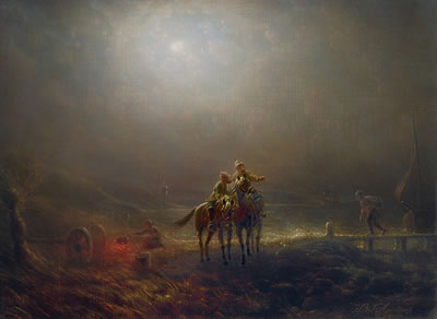 Riders in the evening light by Wladimir G Lukowsky - Auction record, sale price, and art valuation. Compare with similar artists and explore comparable artworks.