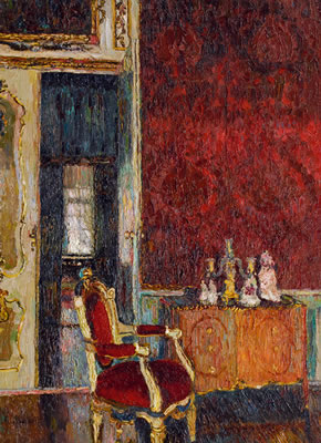Sample artwork by August von Brandis (1859 - 1947), known for paintings, interiors - View similar artists and auction records