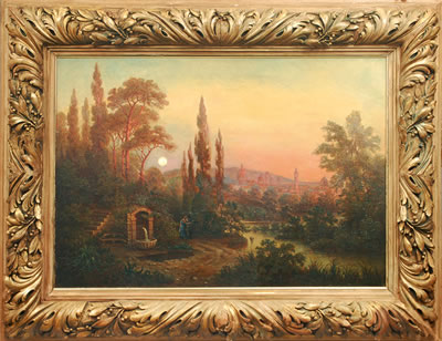 Sample artwork by August Friedrich Reinhardt (1831 - 1915), known for painting - View similar artists and auction records