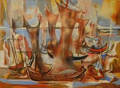 Fischerboote in Nidden