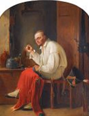 Wachsoldat beim Ausbessern seiner Uniform by Jacob August Georg Barlach - Auction record, sale price, and art valuation. Compare with similar artists and explore comparable artworks.