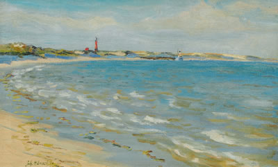 A coastal view on Sylt by Johannes Hansch - Auction record, sale price, and art valuation. Compare with similar artists and explore comparable artworks.
