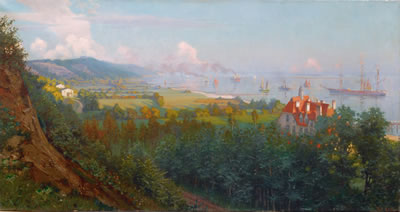Elbpanorama am Falkensteiner Ufer by Robert Gleich - Auction record, sale price, and art valuation. Compare with similar artists and explore comparable artworks.