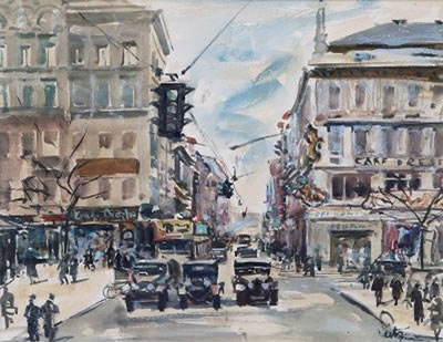 Streetscenery in Hamburg by Philipp Seitz - Auction record, sale price, and art valuation. Compare with similar artists and explore comparable artworks.
