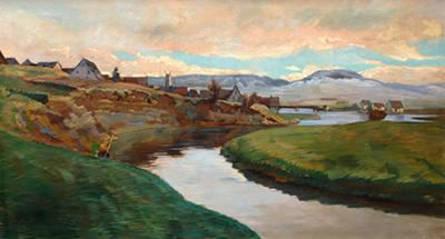 Course of the Danube by Karl Merz - Auction record, sale price, and art valuation. Compare with similar artists and explore comparable artworks.