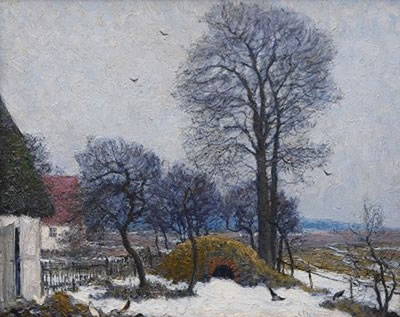 Winterly Landscape in Pomerania