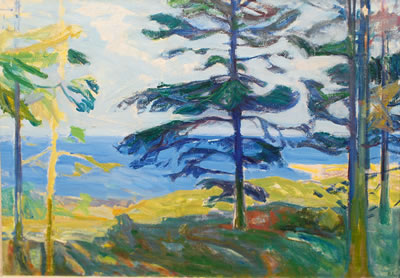 Landscape on Bornholm by Kraesten Iversen - Auction record, sale price, and art valuation. Compare with similar artists and explore comparable artworks.