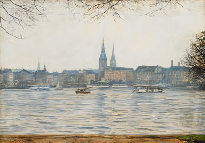 Evening Mood at the Alster by Otto Schultz Stradtmann - Auction record, sale price, and art valuation. Compare with similar artists and explore comparable artworks.