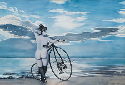 Female Nude with High Wheeler by Wilhelm Hoffmeister - Auction record, sale price, and art valuation. Compare with similar artists and explore comparable artworks.