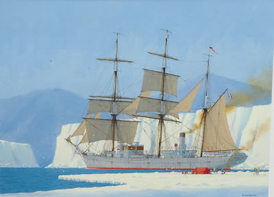 The Pourquoi-Pas off Greenland