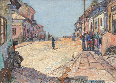 Street Scenery in Kalusz