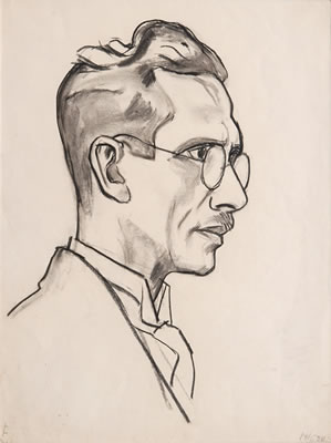 Portrait of Erich Hartmann: Self-portrait
