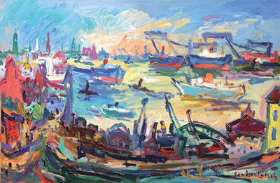 Sample artwork by Sandro Von Lorsch (1921 - 1993), known for painting - View similar artists and auction records