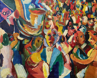 Sample artwork by Eyvind Olesen (1907 - 1995), known for painting - View similar artists and auction records