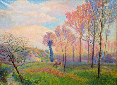 French Landscape in Spring by Andre Leveille - Auction record, sale price, and art valuation. Compare with similar artists and explore comparable artworks.