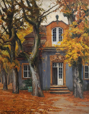 Manor House by Franz Hoffmann-Fallersleben - Auction record, sale price, and art valuation. Compare with similar artists and explore comparable artworks.
