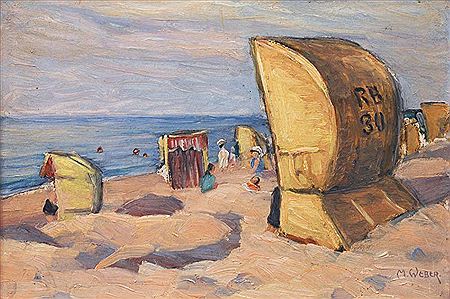 Life on the Beach by Marie Weber - Auction record, sale price, and art valuation. Compare with similar artists and explore comparable artworks.