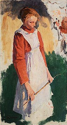 Standing Girl by Friedrich Schaper - Auction record, sale price, and art valuation. Compare with similar artists and explore comparable artworks.