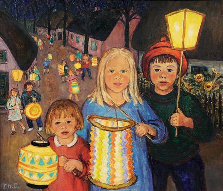 Sample artwork by Elsa Haensgen-Dingkuhn (1898 - 1991), known for painting, prints - View similar artists and auction records