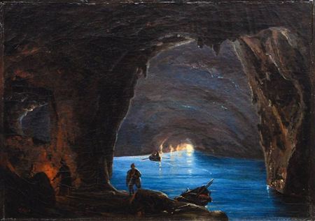 The Blue Grotto in Capri