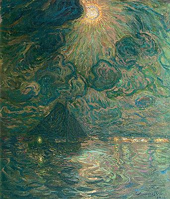 Night in the Kiel Fjord