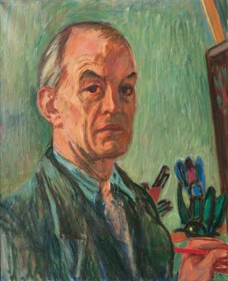 Portrait of Ivo Hauptmann: Self-portrait