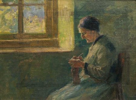 Sample artwork by Alfred Mohrbutter (1867/69 - 1916), known for painting and graphic art - View similar artists and auction records