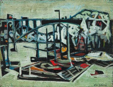 Sample artwork by Otto Schirop (1904 - 1958), known for painting - View similar artists and auction records